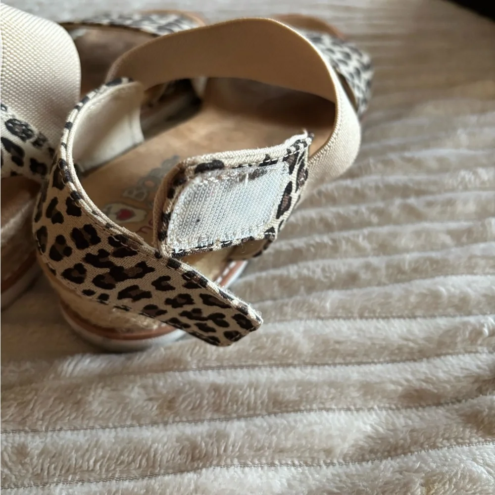 BOBS from Skechers Leopard Print Sandals - Picture 5 of 8